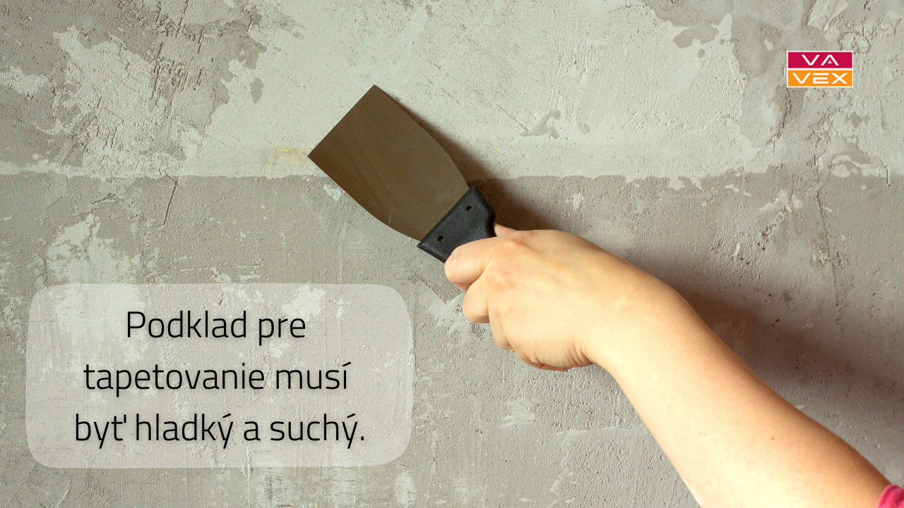 Úprava povrchu pro tapetování vinylovými tapetami