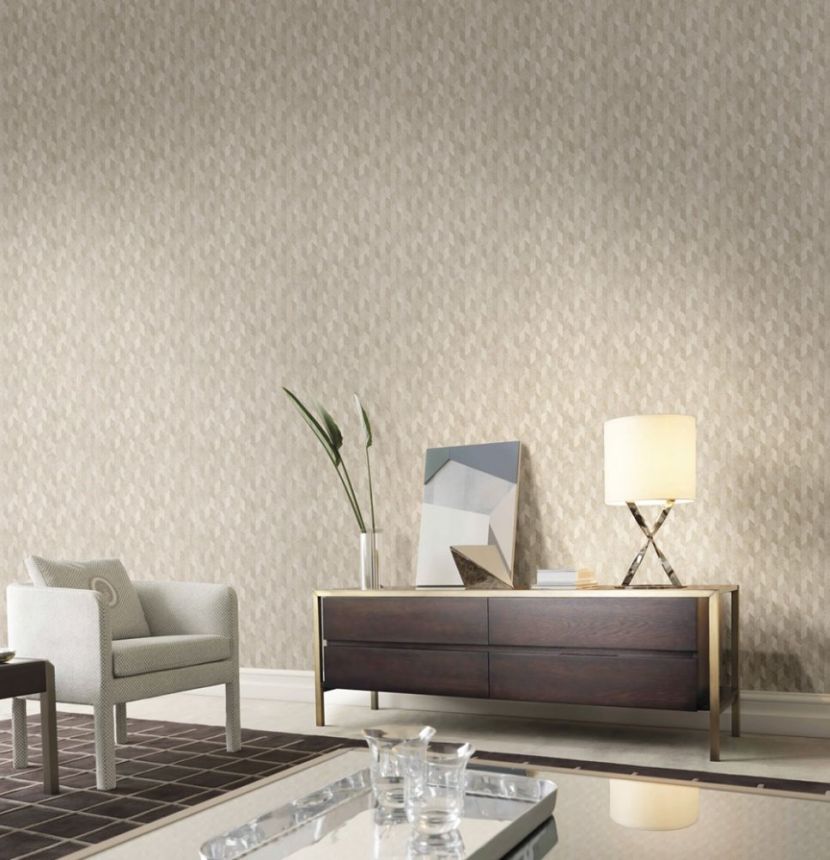 Luxusná vliesová tapeta s vinylovým povrchom Z21825, geometrický vzor, Trussardi 5, Zambaiti Parati