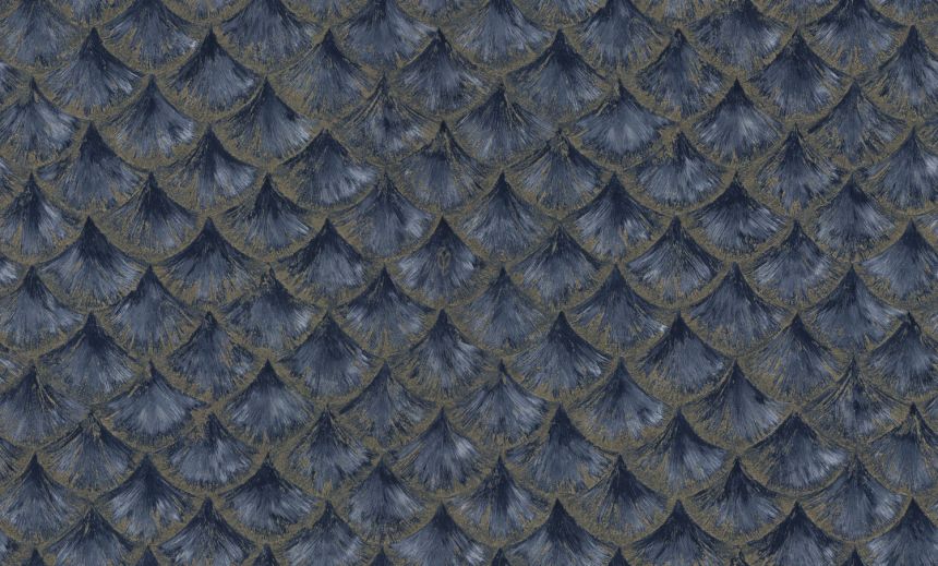 Luxusná modro-zlatá vliesová tapeta s geometrickým vzorom, 86096, Valentin Yudashkin 5, Emiliana Parati