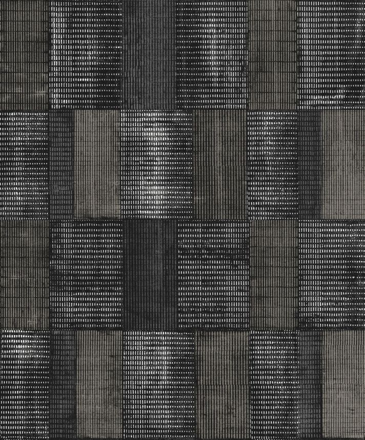 Tapeta na stenu, čierna, geometrický vzor, SUM301, Summer, The Texture Book, Khroma by Masureel