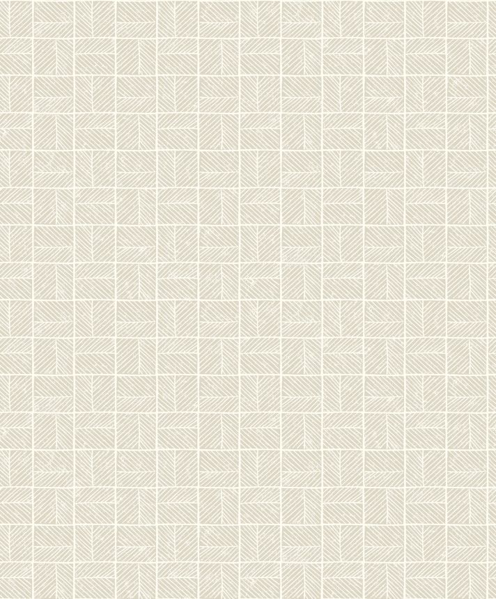 Krémová tapeta s geometrickým vzorom, BA26080, Brazil, Decoprint
