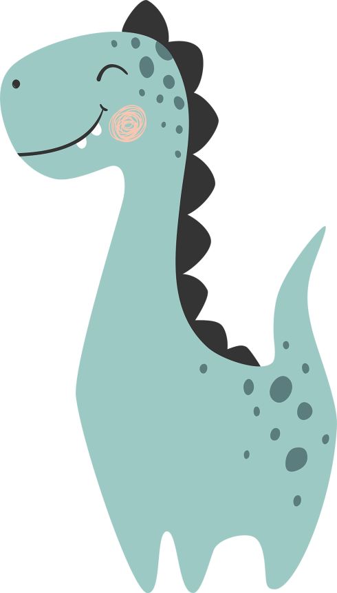 Predglejená detská vliesová tapeta s dinosaurom, PLC035, Platinum Shapes, Decoprint