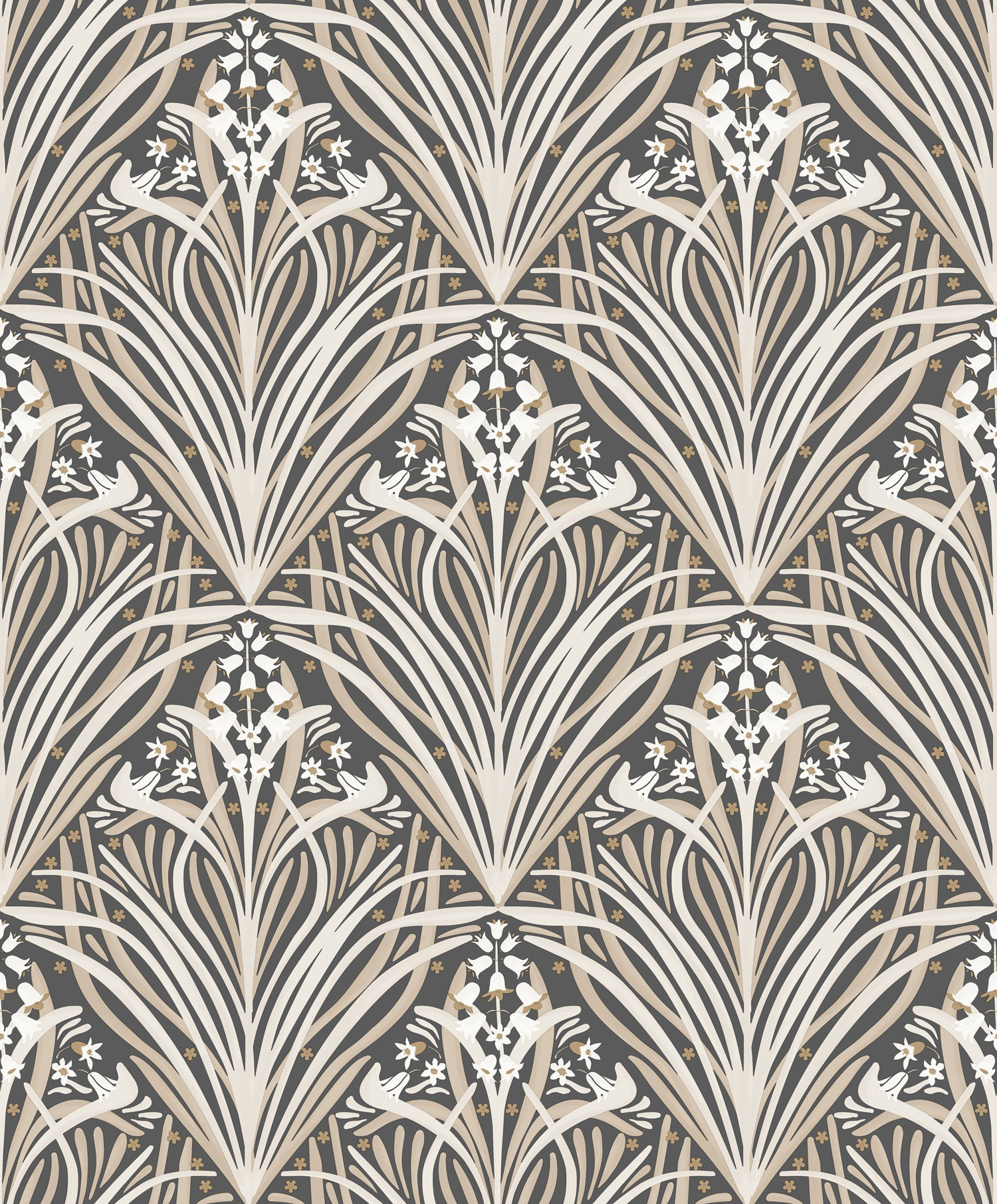 Kvetinová vliesová tapeta na stenu, Art Deco, M66109, Elegance, Ugepa