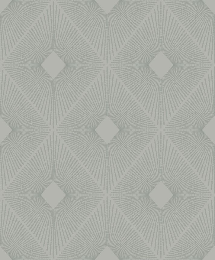 Sivo-strieborná geometrická vliesová tapeta na stenu, MD7132, Modern Metals, York