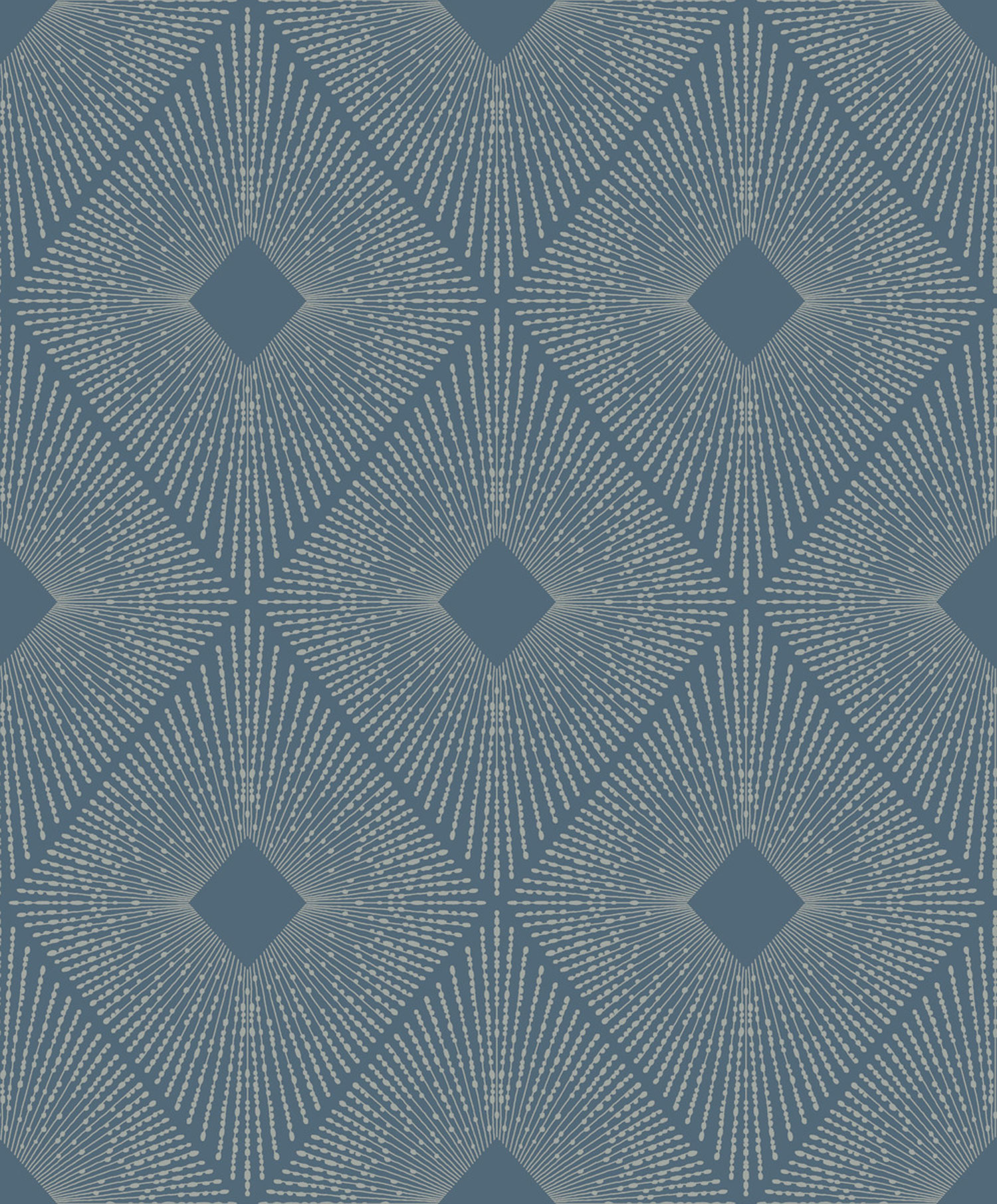 Modro-strieborná geometrická vliesová tapeta na stenu, MD7131, Modern Metals, York