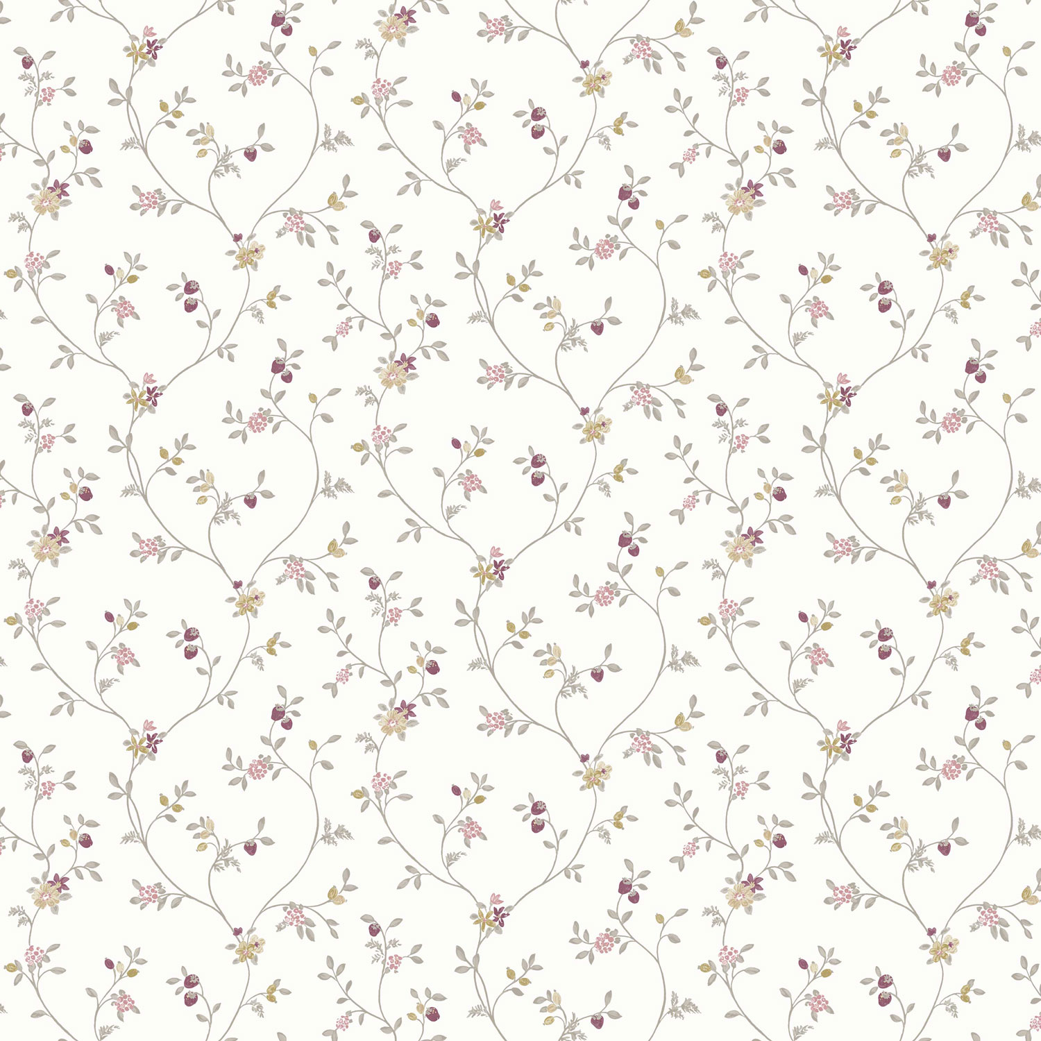 Biela vliesová kvetinová tapeta na stenu, 12332, Fiori Country, Parato