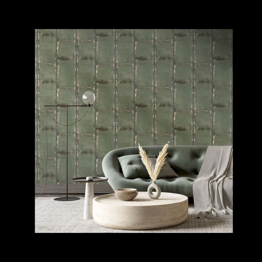 Vínová vliesová tapeta na stenu, geometrický vzor, 24474, Textum, Cristiana Masi by Parato