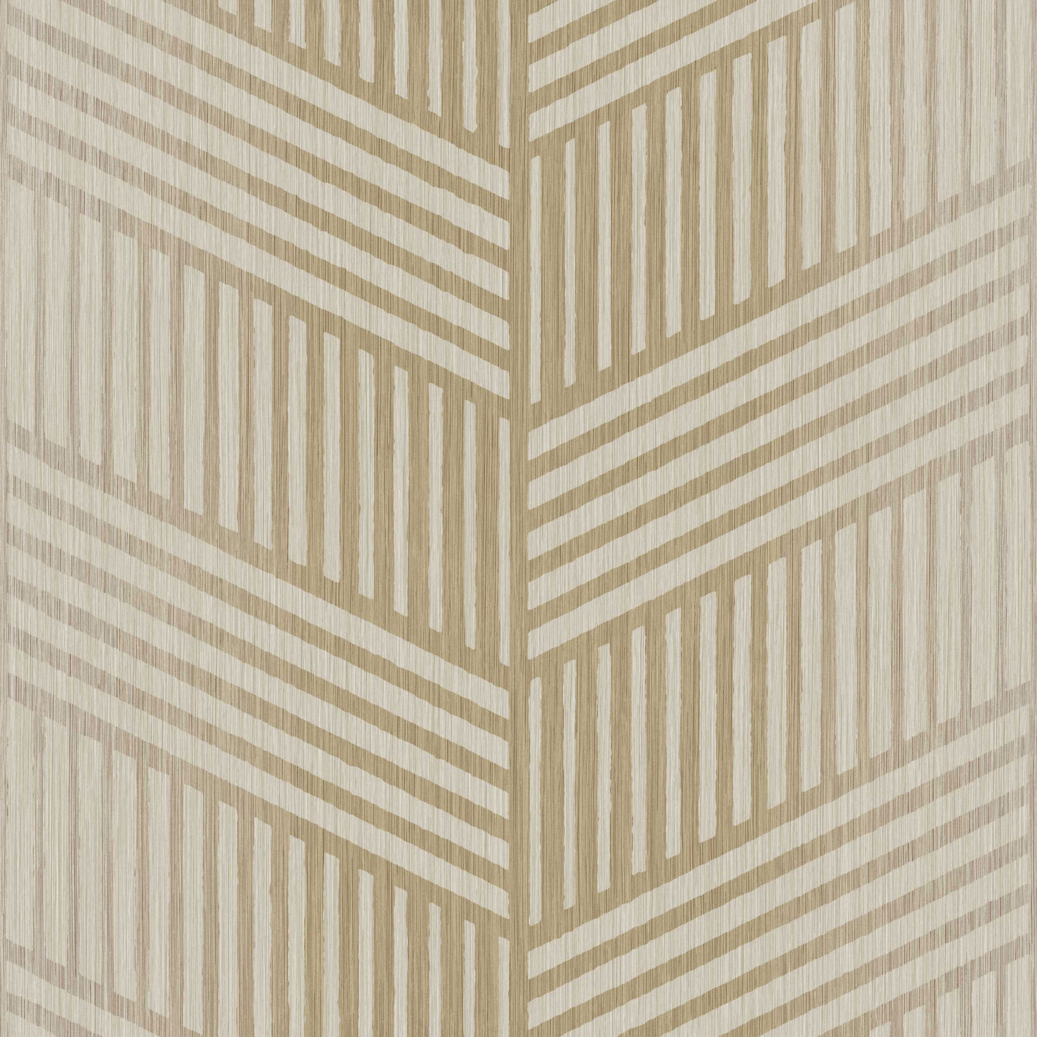 Zlato-béžová vliesová tapeta na stenu, geometrický vzor, 24482, Textum, Cristiana Masi by Parato
