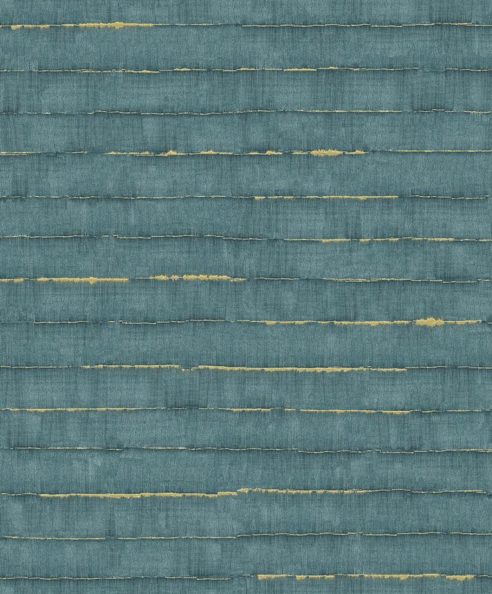 Tapeta na stenu, tyrkysová, pruhy, SPI501, Spirit of Nature, The Texture Book, Khroma by Masureel