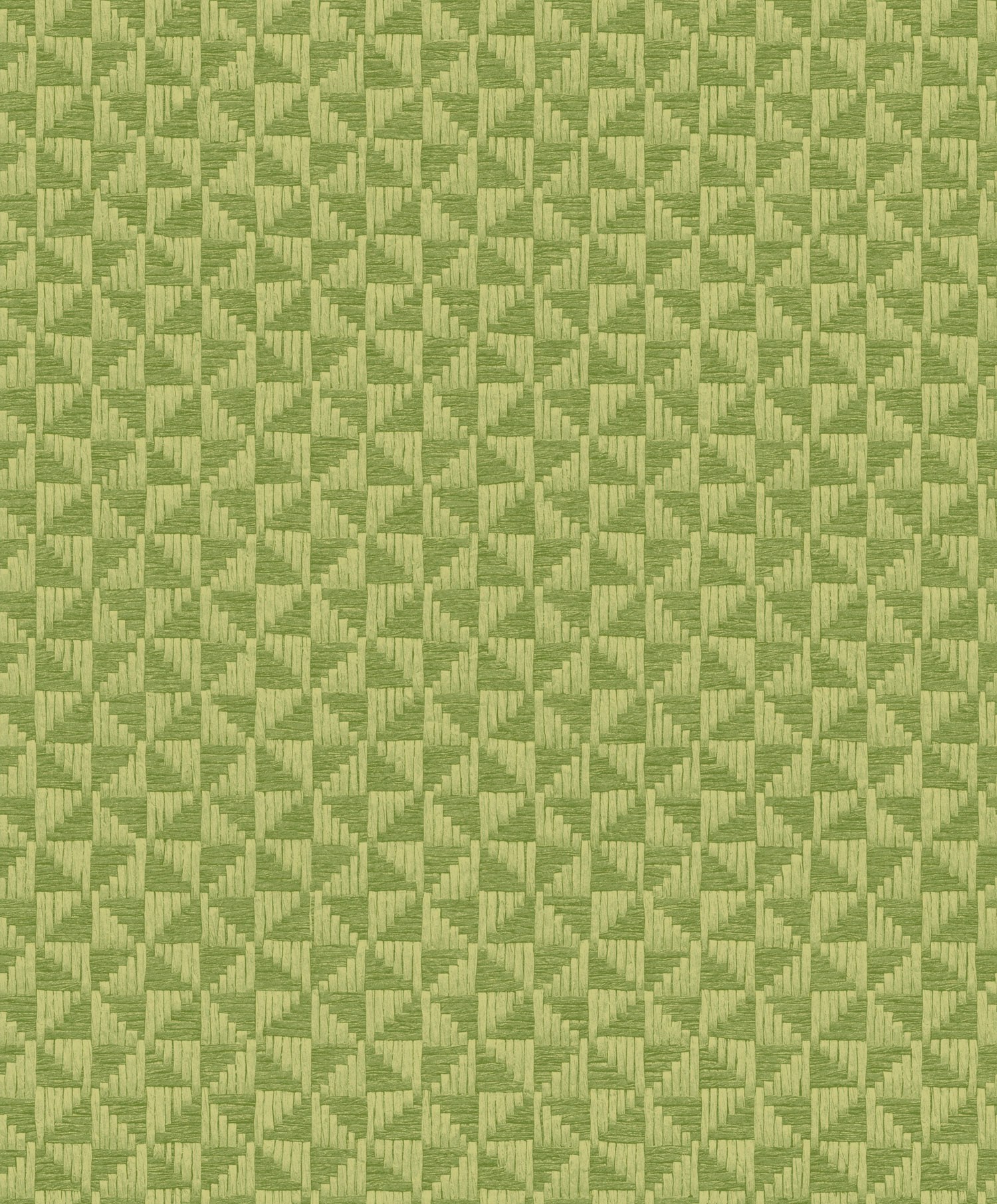 Zelená geometrická vliesová tapeta, ZEN304, Zen, Zoom by Masureel