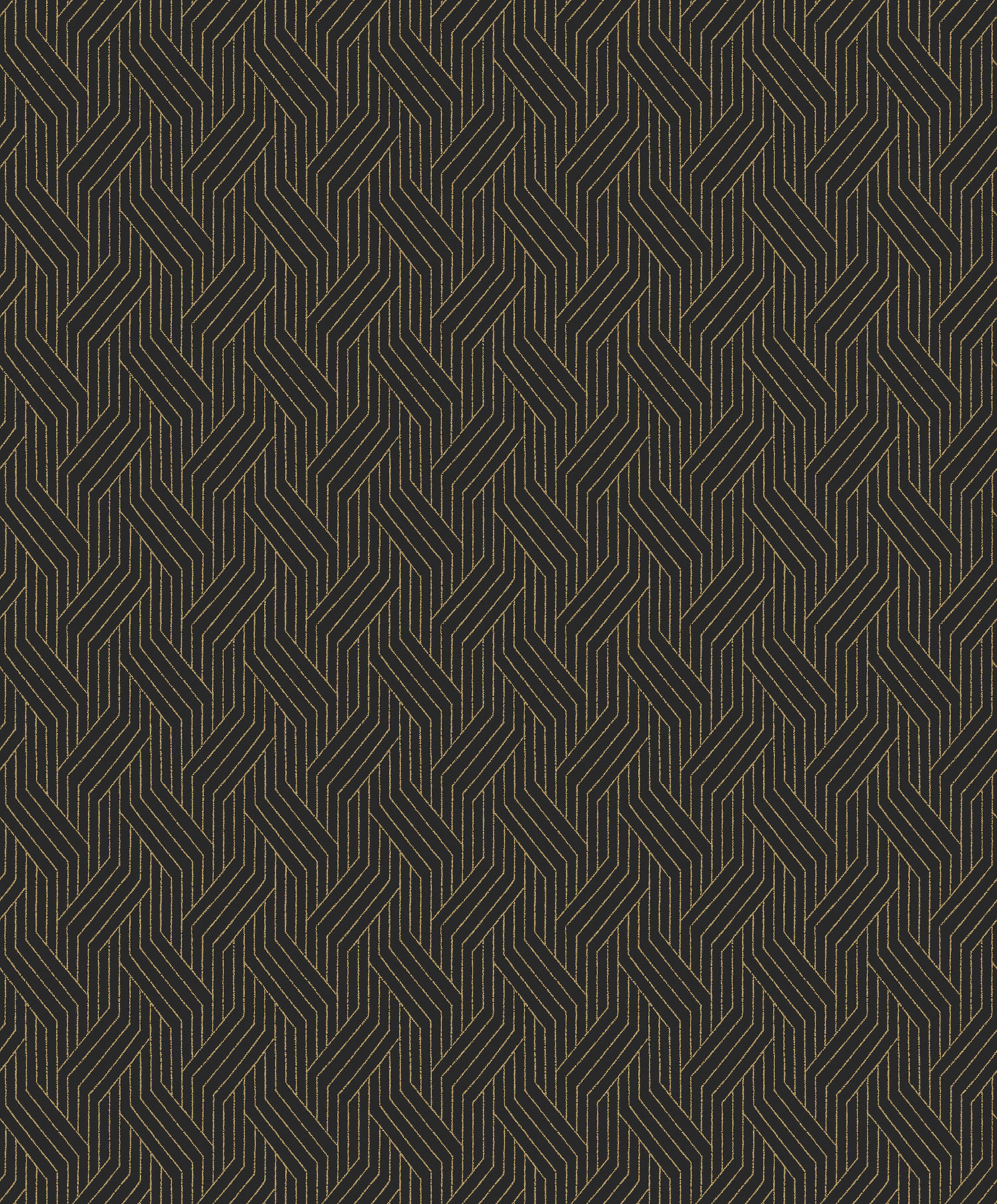 Čierna geometrická vliesová tapeta, ZEN405, Zen, Zoom by Masureel