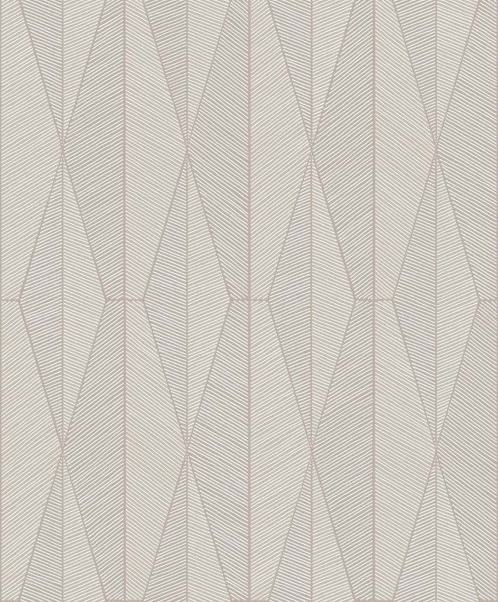 Tapeta na stenu, sivobéžová, geometrický vzor, YSA302, Mysa, The Texture Book, Khroma by Masureel