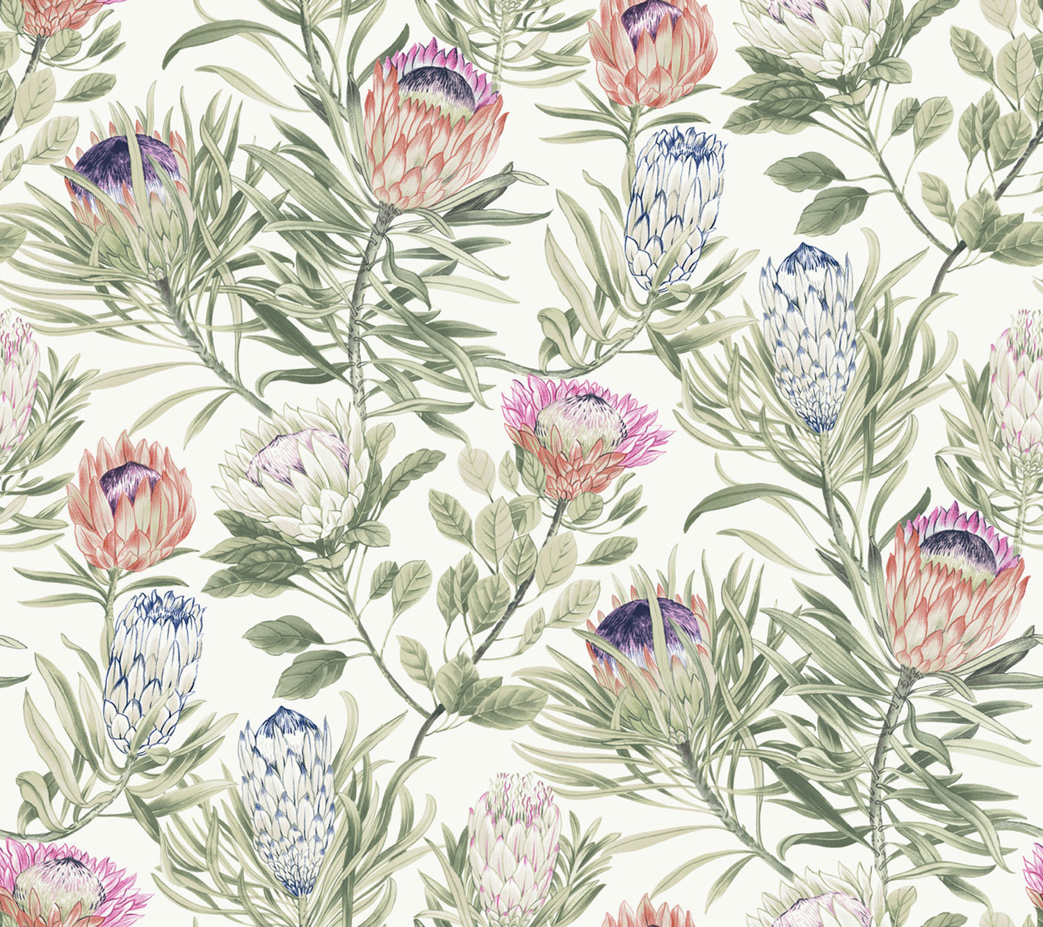 Biela vliesová kvetinová tapeta, BL1752, Blooms Second Edition Resource Library, York