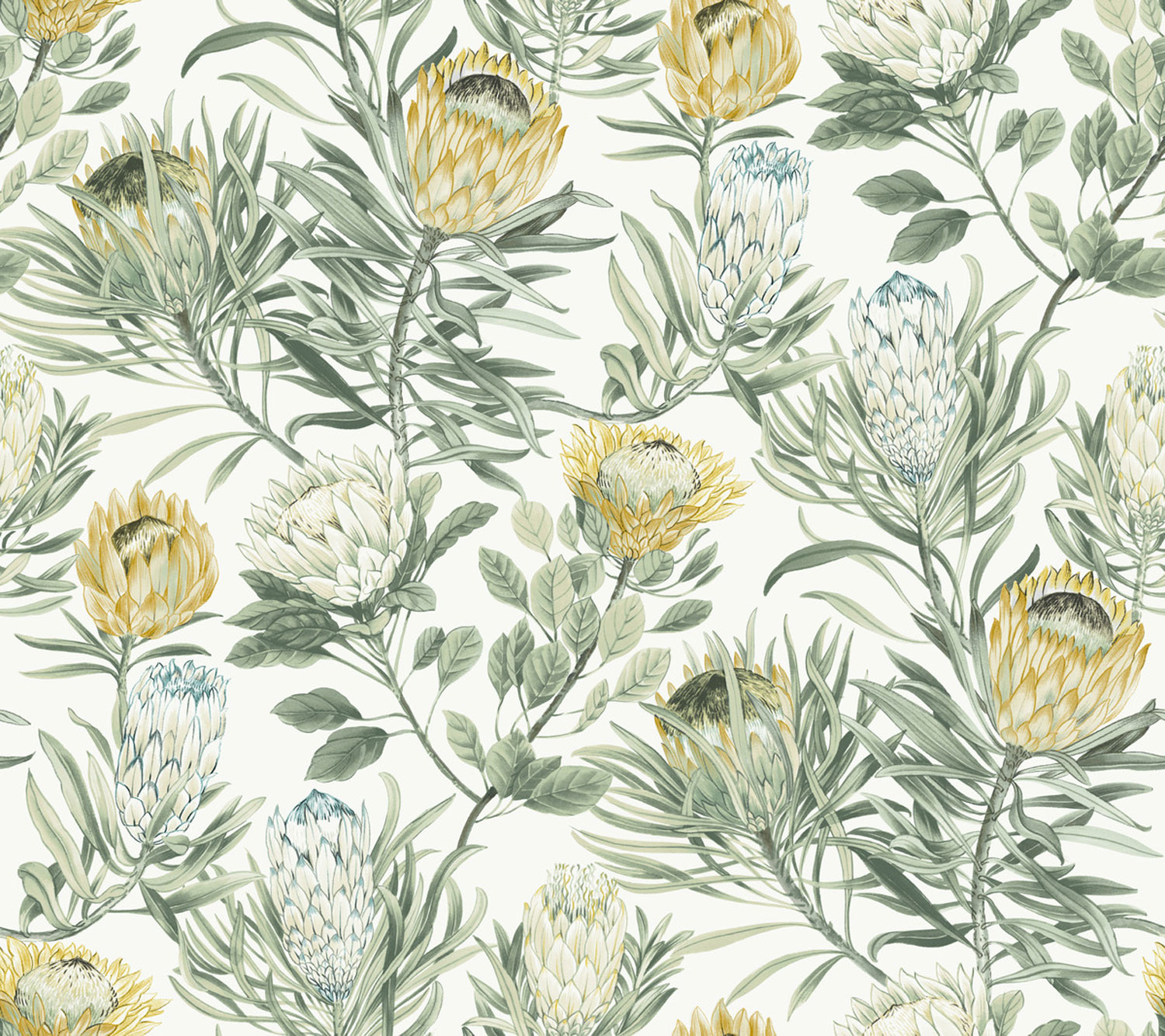 Biela vliesová kvetinová tapeta, BL1754, Blooms Second Edition Resource Library, York