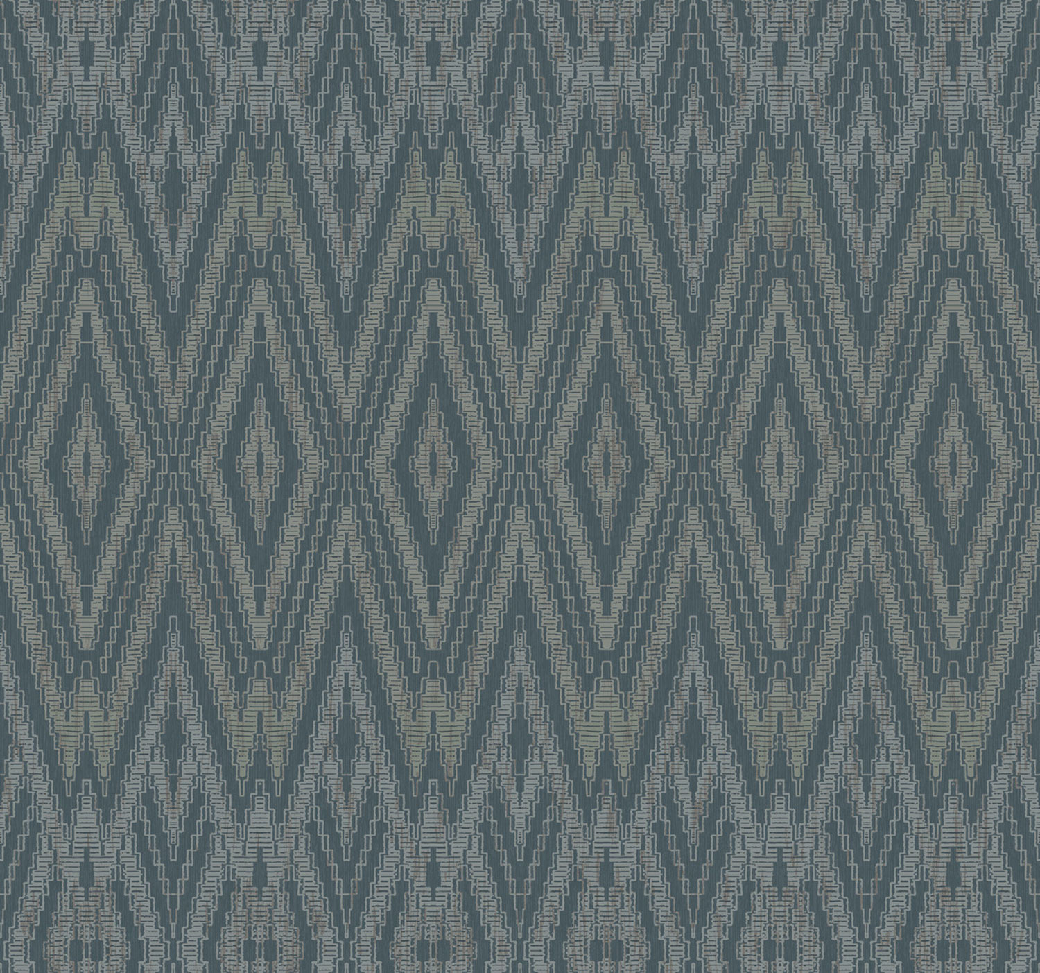 Modrá geometrická vliesová tapeta na stenu, EV3915, Candice Olson Casual Elegance, York