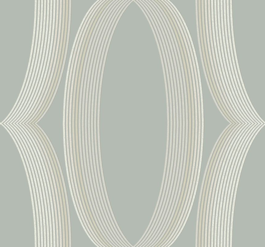 Sivo-modrá vliesová tapeta, geometrický vzor, EV3985, Candice Olson Casual Elegance, York