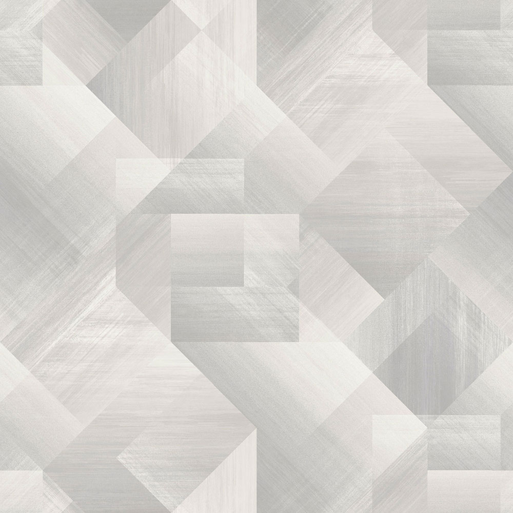 Sivá-béžová vliesová geometrická tapeta na stenu, UR3222, Universe 4, Grandeco