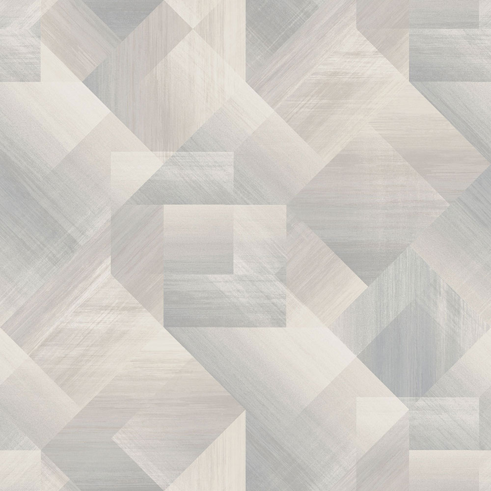 Sivá-béžová vliesová geometrická tapeta na stenu, UR3223, Universe 4, Grandeco