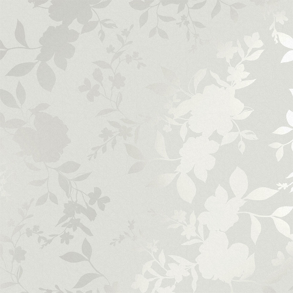Sivo-strieborná kvetinová vliesová tapeta, 118485, Laura Ashley 3