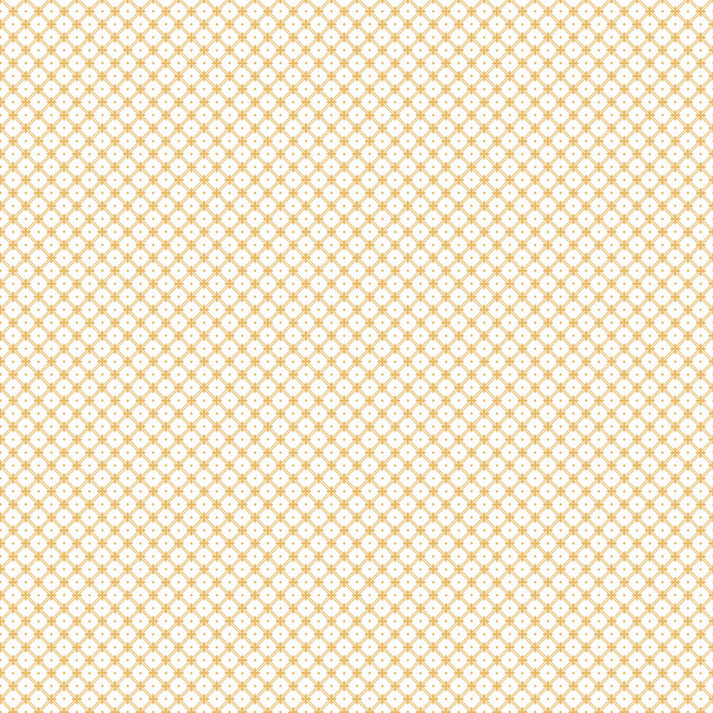 Bielo-žltá mriežková vliesová tapeta na stenu, 119849, Laura Ashley 3