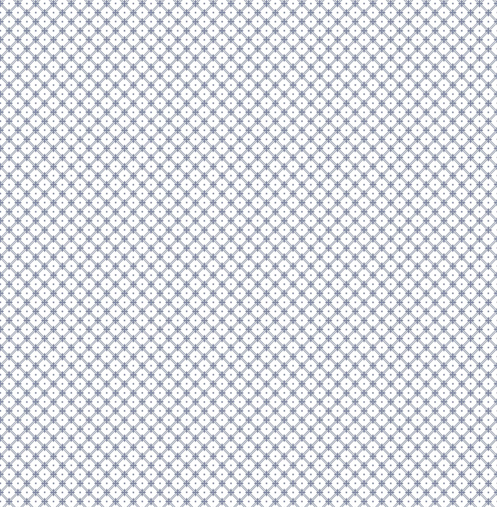 Bielo-modrá mriežková vliesová tapeta, 120135, Laura Ashley 3