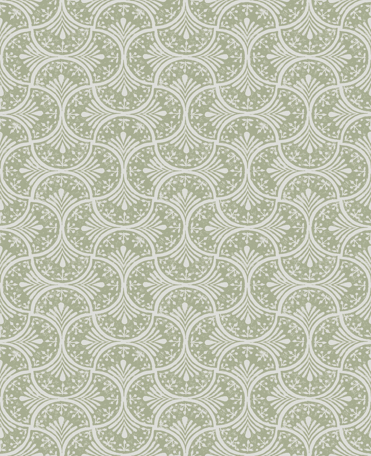 Zeleno-biela vliesová geometrická tapeta, 120639, Retreat, Graham&Brown Premium