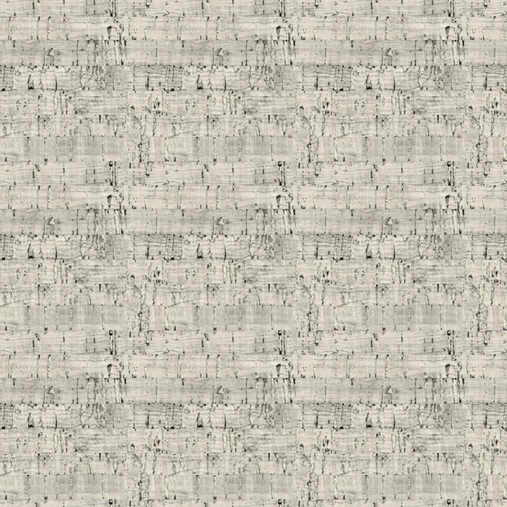 Vliesová tapeta na stenu, sivo-strieborná, imitácia korku, NHW1026, Perla, Decoprint