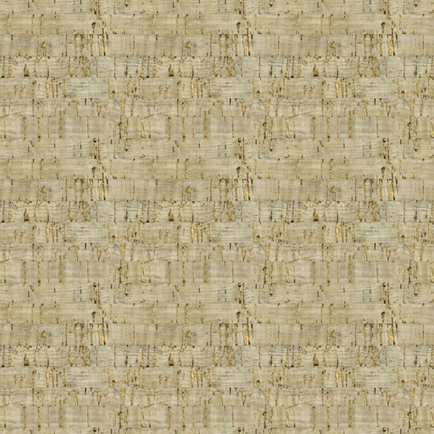 Vliesová tapeta na stenu, béžovo-bronzová, imitácia korku, NHW1027, Perla, Decoprint
