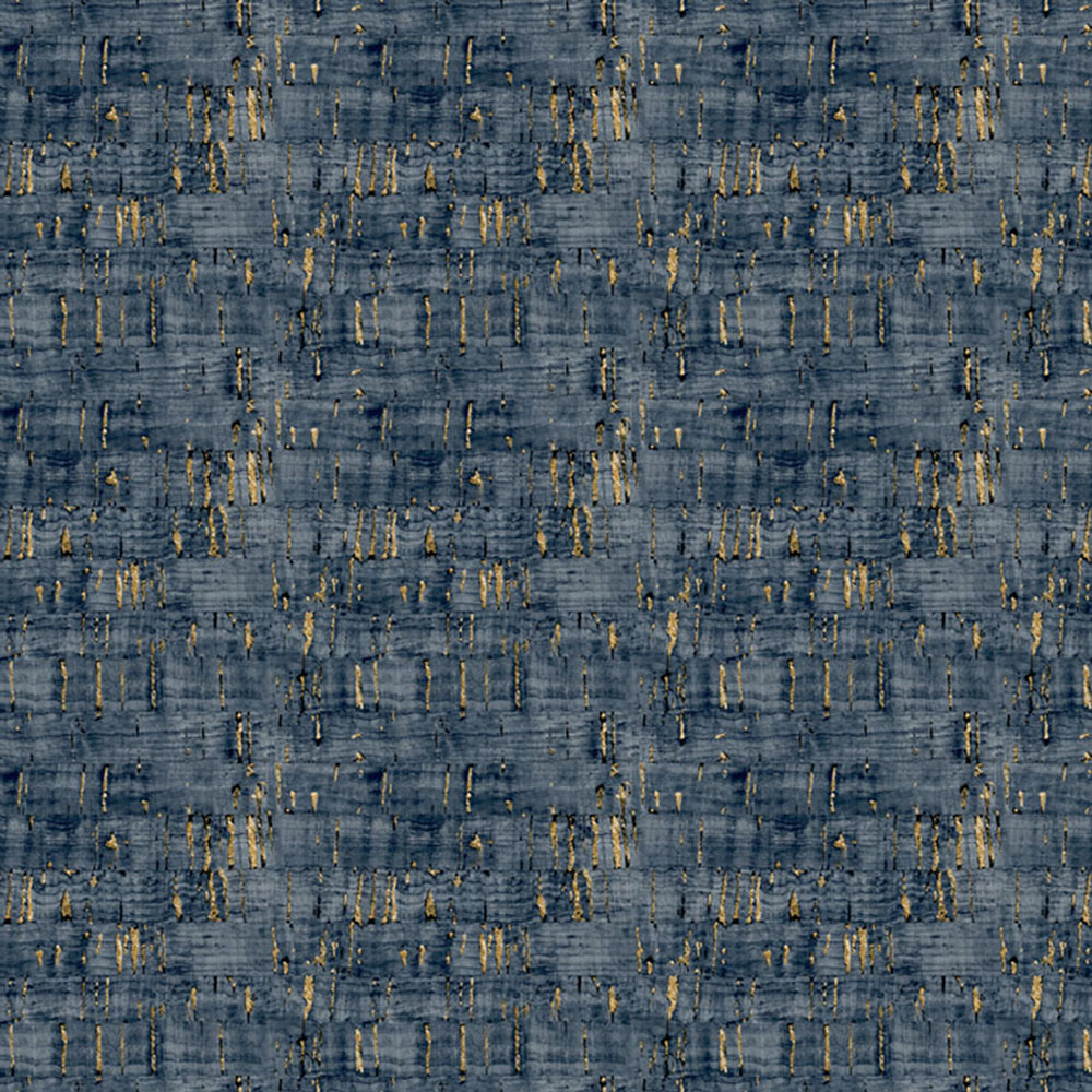 Vliesová tapeta na stenu, modro-bronzová, imitácia korku, NHW1031, Perla, Decoprint