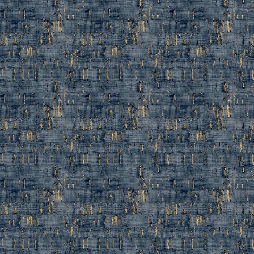 Vliesová tapeta na stenu, modro-bronzová, imitácia korku, NHW1031, Perla, Decoprint