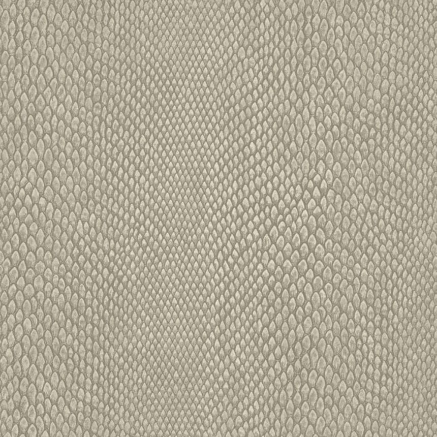 Vliesová tapeta na stenu, sivo-béžová, imitácia kože, NHW1035, Perla, Decoprint