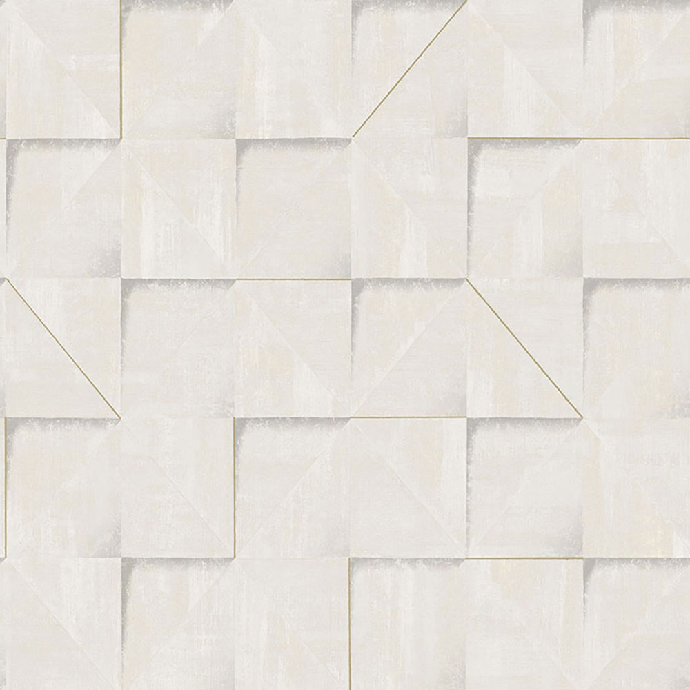 Sivá geometrická vliesová 3D tapeta, RE25170, Reflect, Decoprint