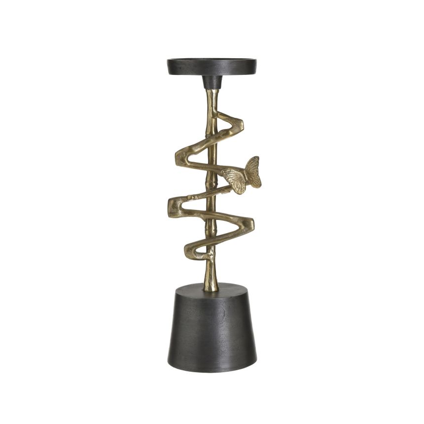 Svietnik s motýlikom, 3-70-579-0098, 43cm, InArt