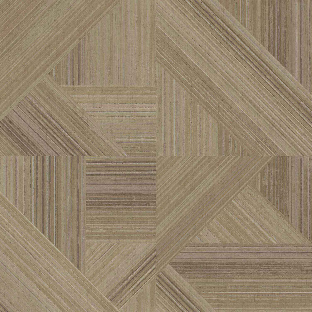 Hnedá vliesová geometrická tapeta na stenu, 43843, Terra, Cristiana Masi by Parato