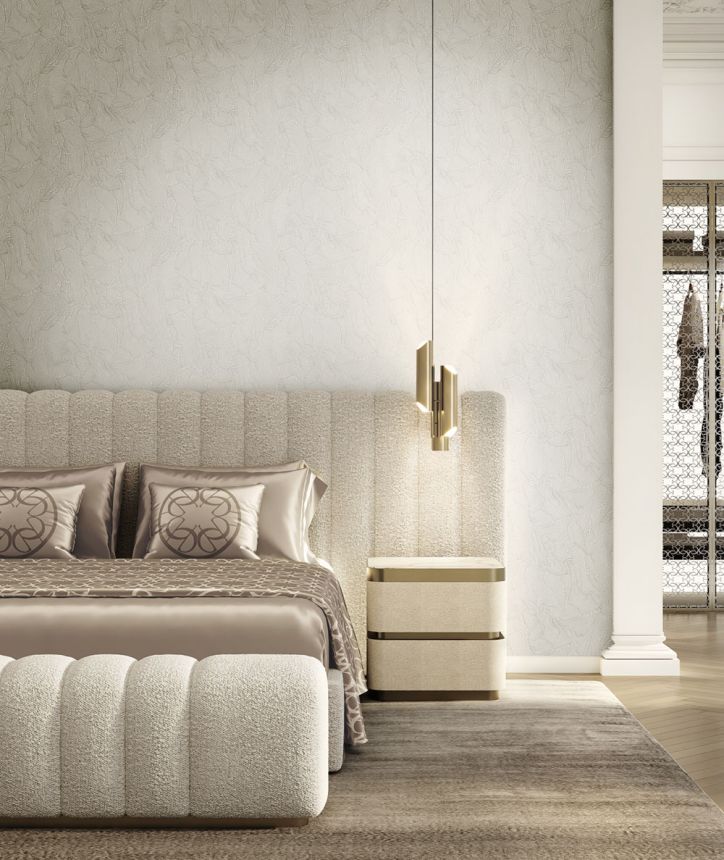 Luxusná sivá vliesová tapeta, štuková omietka, Z34934, Elie Saab 2
