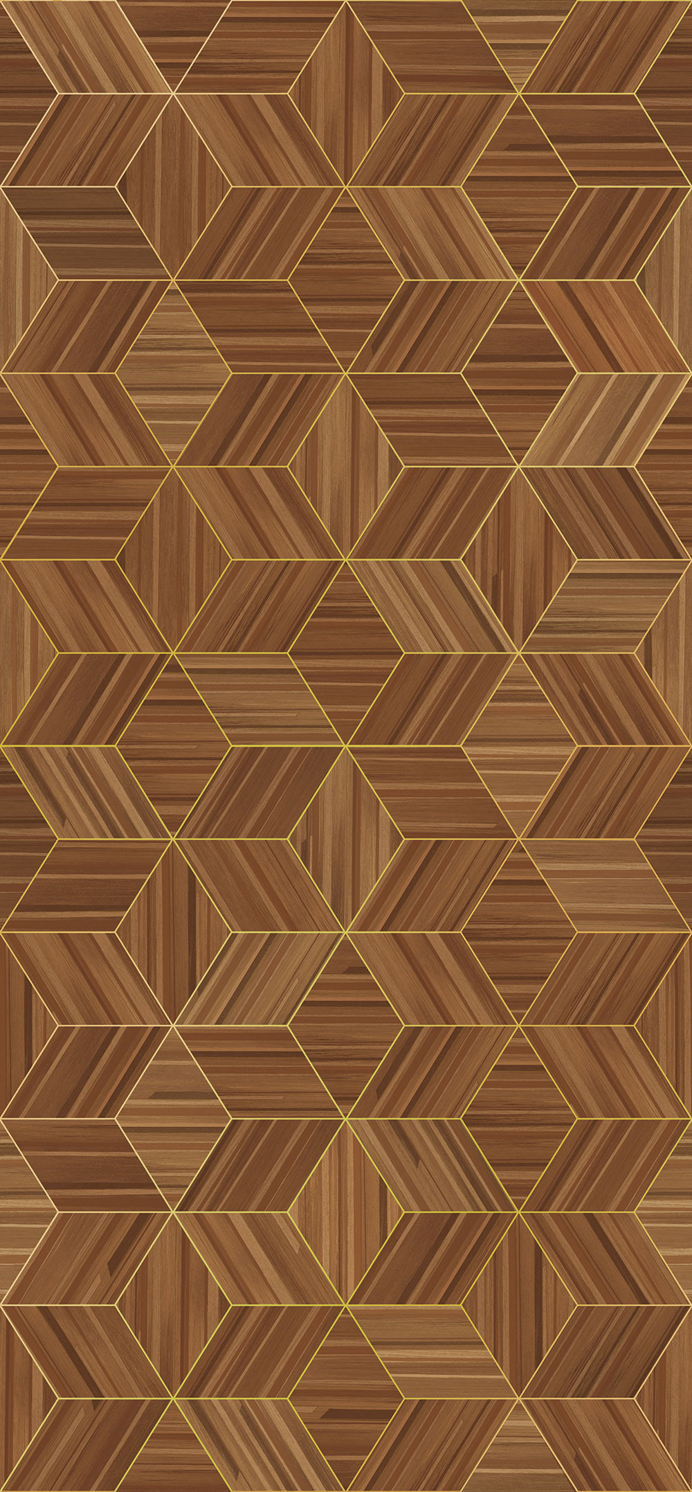 Geometrická obrazová vliesová tapeta, imitácia obloženia, 340181, Gilded, Eijffinger