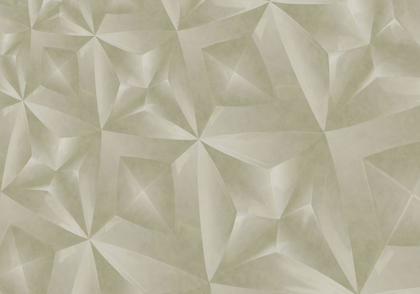 Geometrická 3D obrazová vliesová tapeta na stenu, 340185, Gilded, Eijffinger