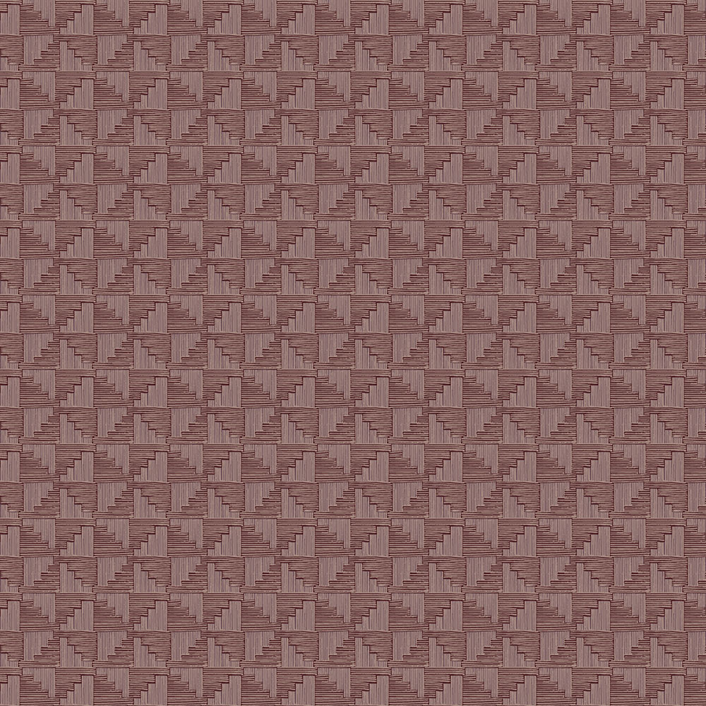 Purpurová vliesová geometrická retro tapeta, 333655, Revive, Eijffinger