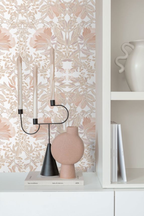 Kvetinová vliesová tapeta na stenu, 139613, Bloom, Esta Home