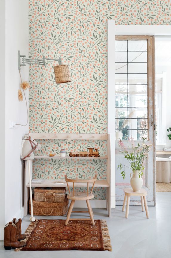 Vliesová tapeta na stenu, konáriky, 139659, Bloom, Esta Home