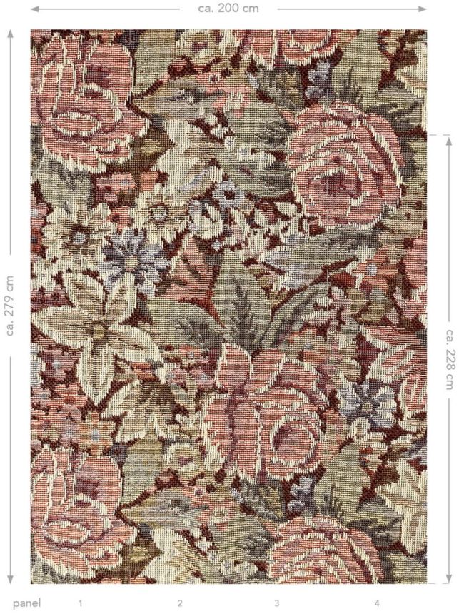 Kvetinová vliesová fototapeta na stenu, 159409, Bloom, Esta Home