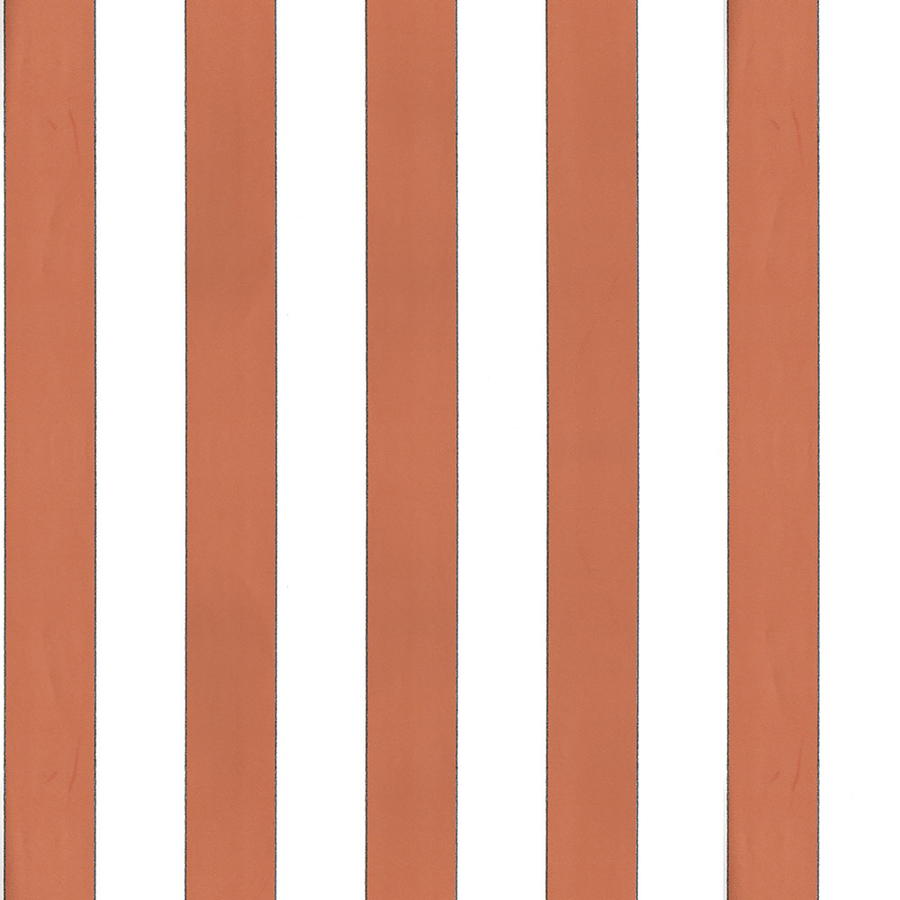 Vliesová tapeta na stenu, oranžovo-biela, pruhy,  5060-3, Essential Stripes, ICH Wallcoverings