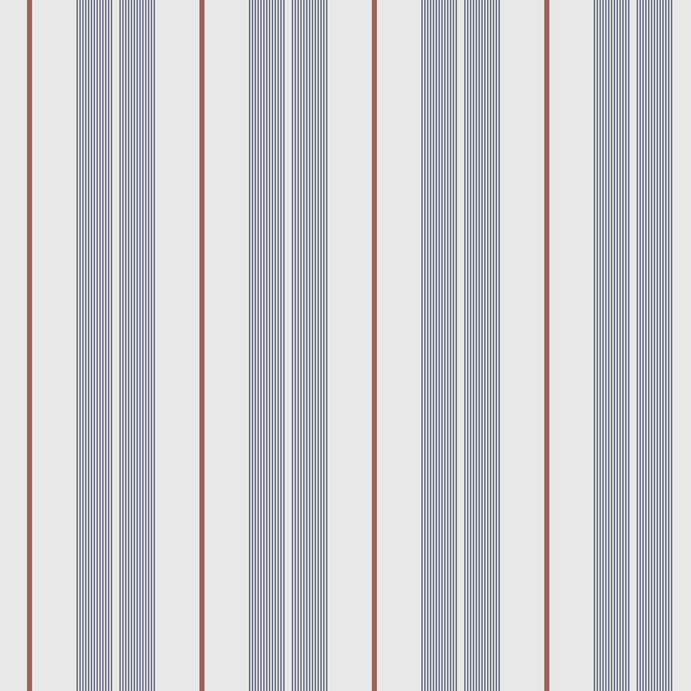 Vliesová tapeta na stenu, modrá, pruhy,  9815-1, Essential Stripes, ICH Wallcoverings