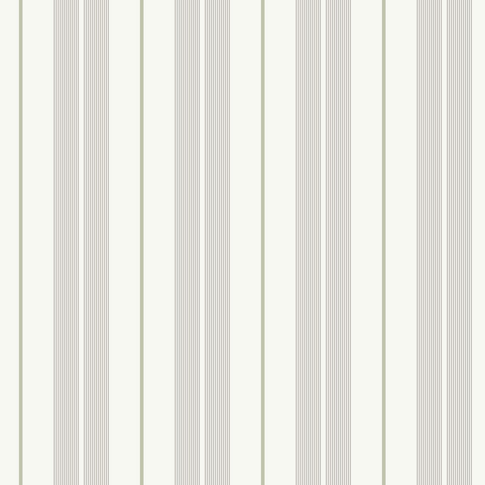 Vliesová tapeta na stenu, sivo-zelená, pruhy,  9815-5, Essential Stripes, ICH Wallcoverings