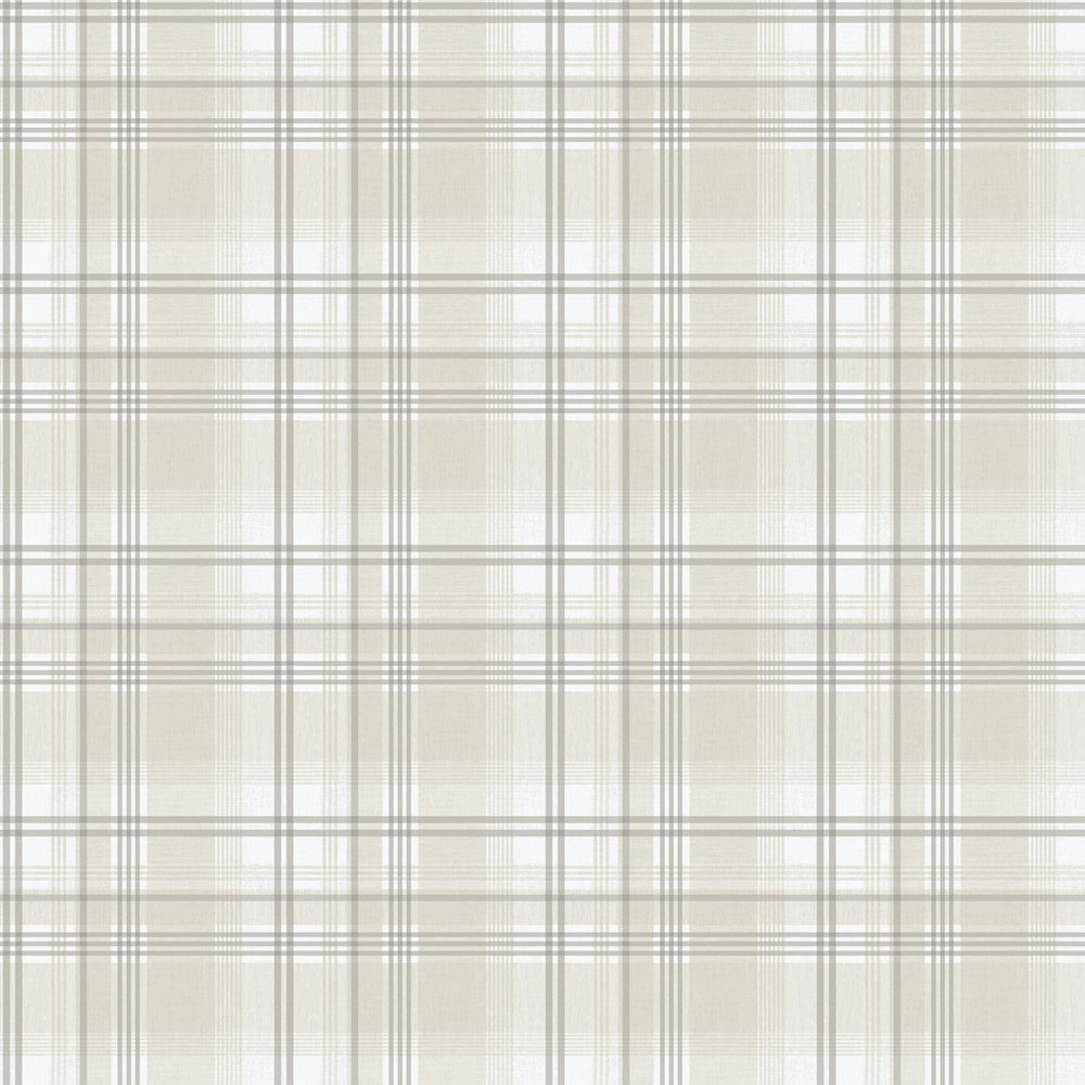 Vliesová tapeta na stenu, béžová, kocka, káro,  9819-2, Essential Stripes, ICH Wallcoverings