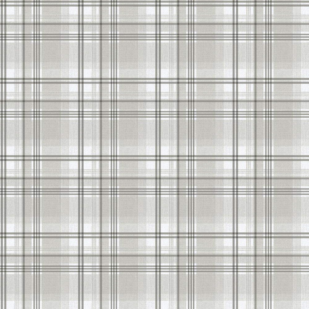 Vliesová tapeta na stenu, sivá, kocka, káro,  9819-4, Essential Stripes, ICH Wallcoverings
