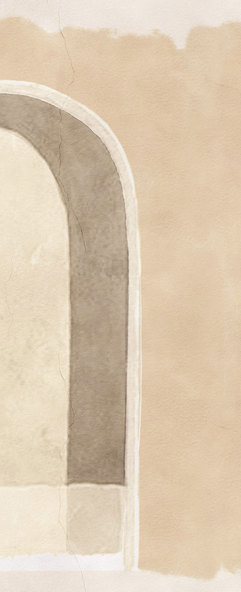 3D Vliesová fototapeta na stenu, podloubí, krémová, DGALC1032-260, Terra, Masureel