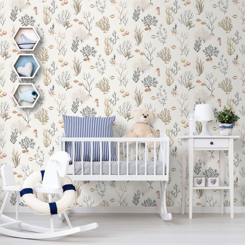 Detská vliesová tapeta na stenu, podmorský svet, 977-2, Mika,  ICH Wallcoverings