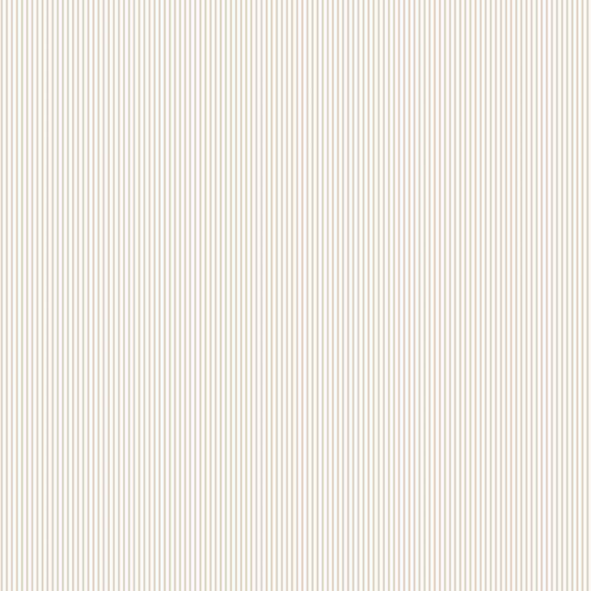 Béžovo-biela prúžkovaná vliesová tapeta na stenu, MG56645, Mika,  ICH Wallcoverings