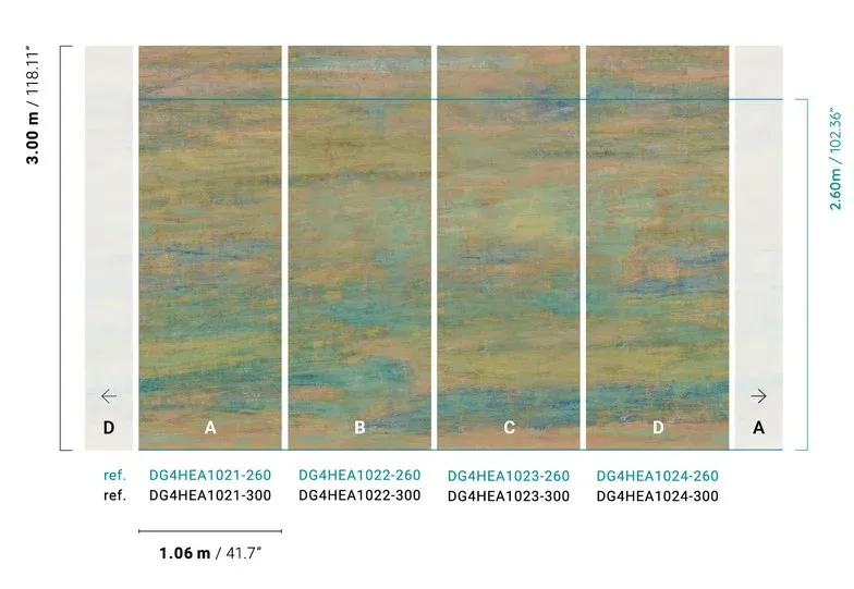 Abstraktná vliesová fototapeta na stenu, DG4HEA1022-260, Wall Designs IV, Khroma by Masureel